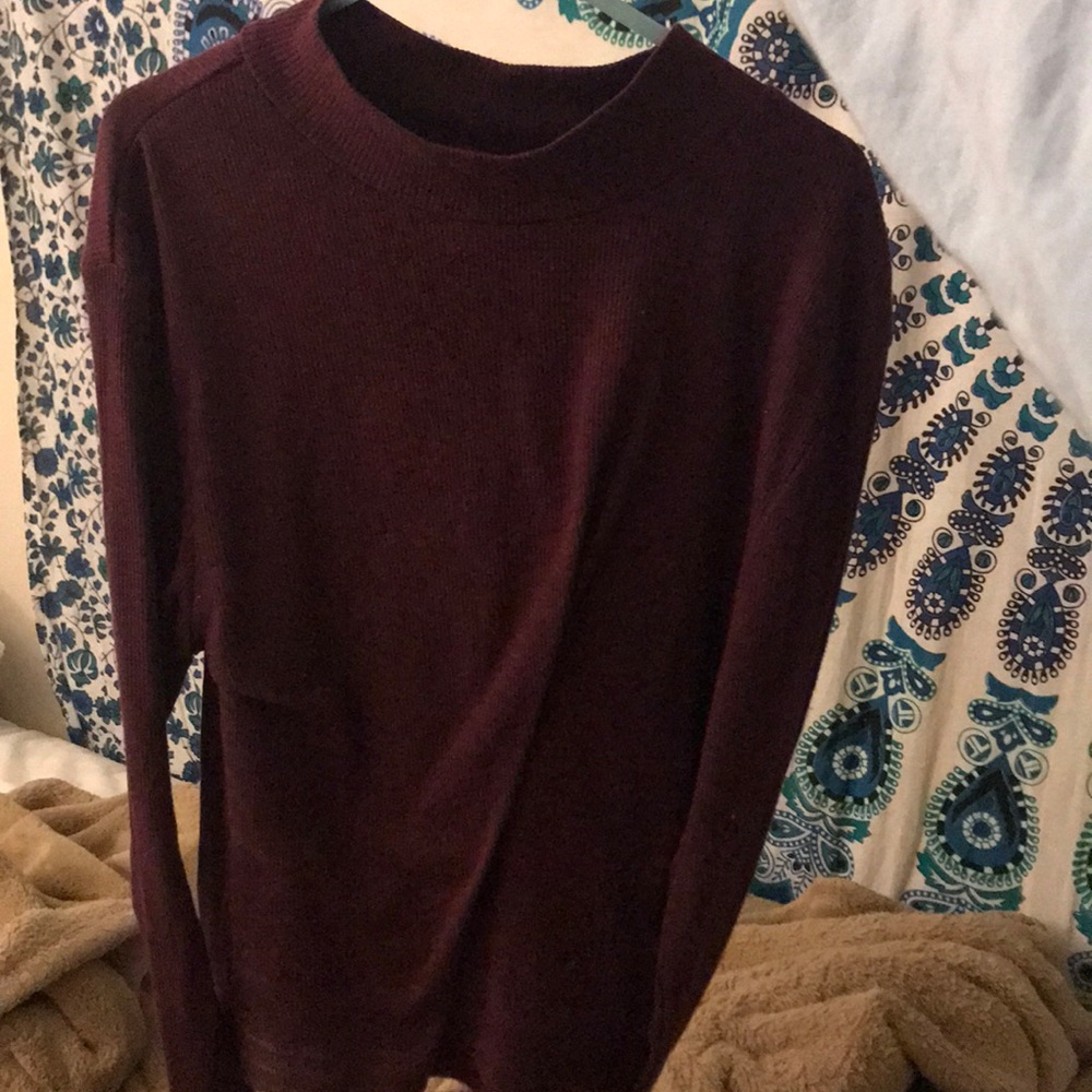 Crop top long sleeve marrón